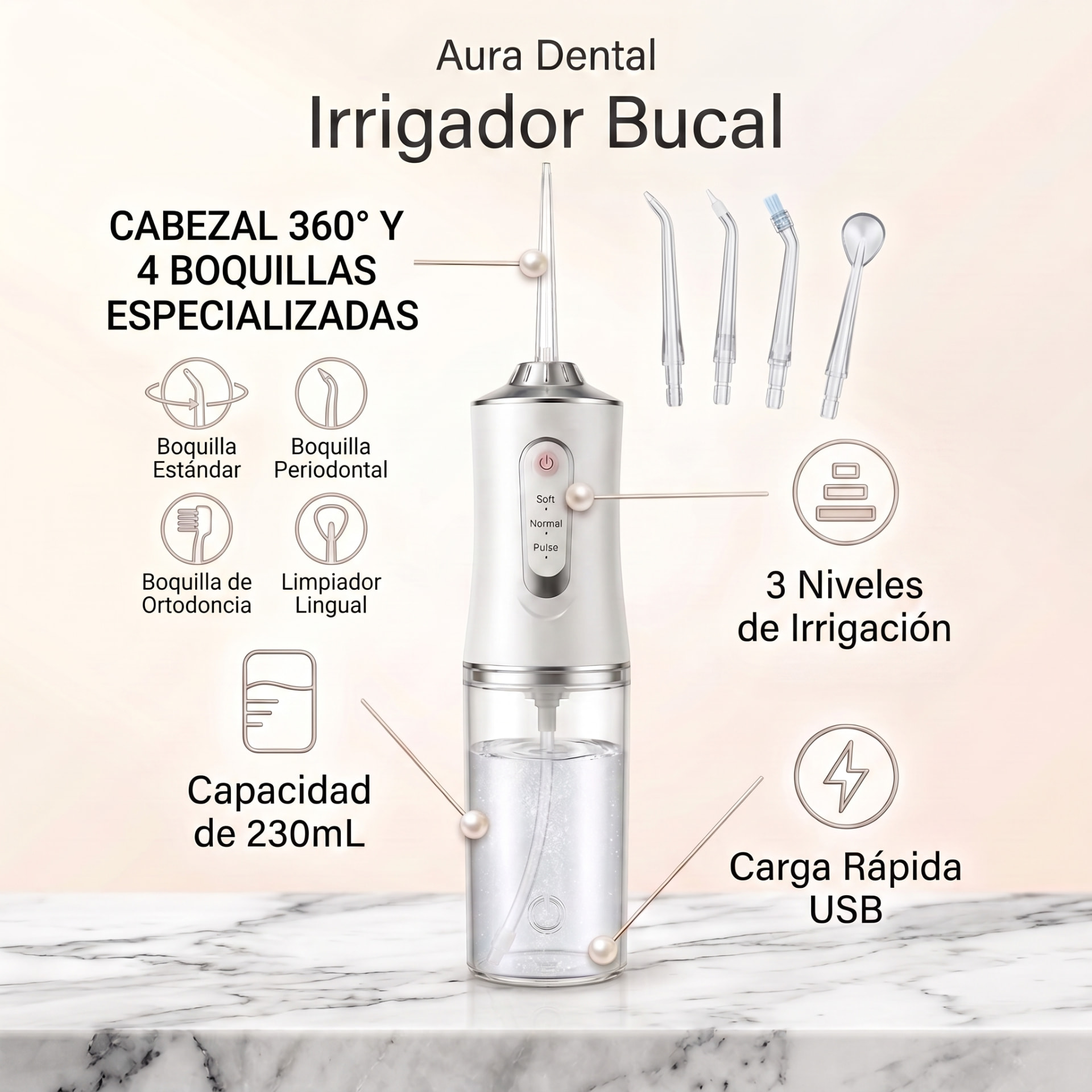 Irrigador Bucal Aura - vista 4